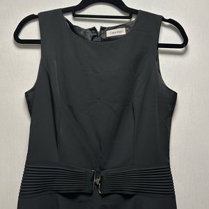 CALVIN KLEIN Black Sheath Dress size 8